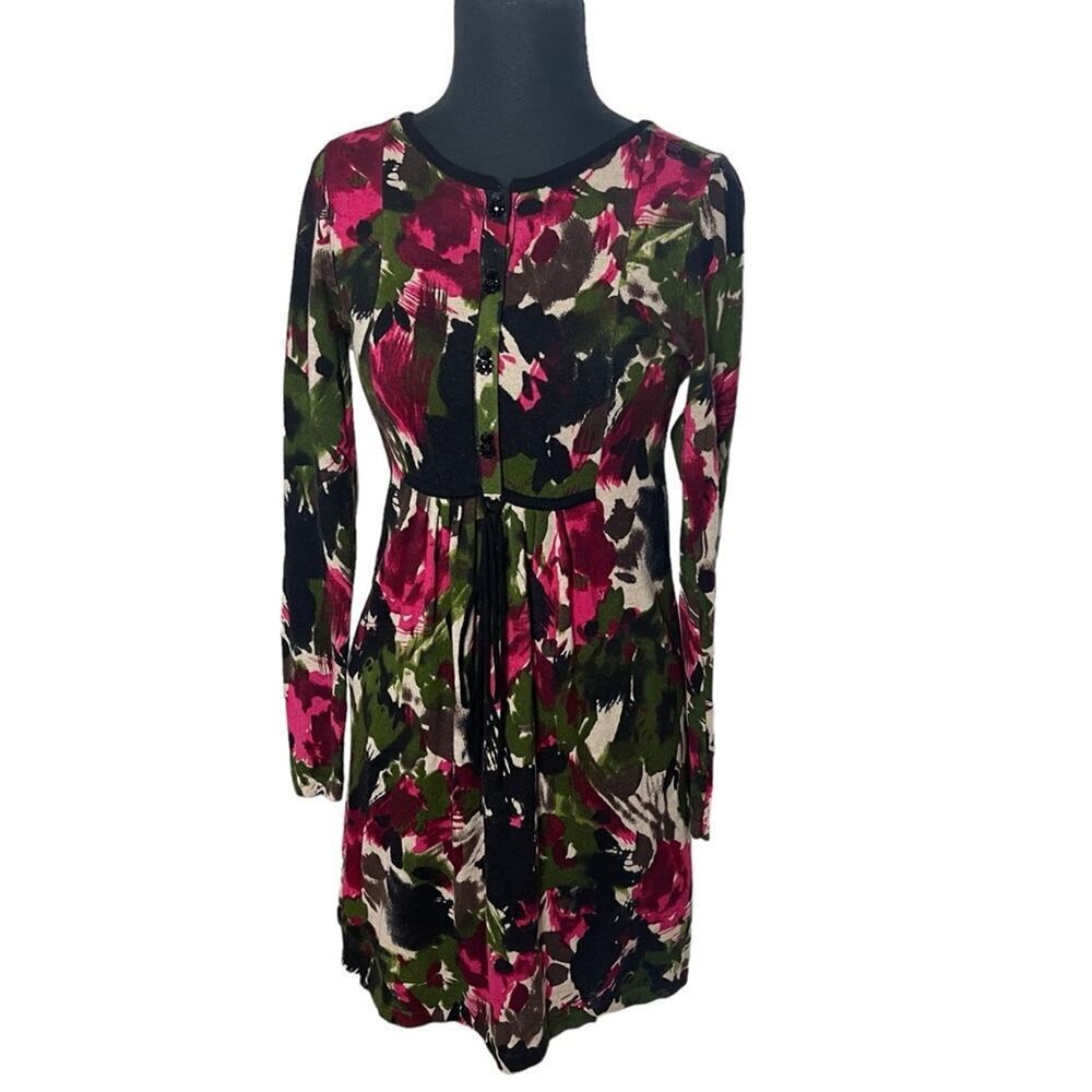 EP Yaying Soft Wool Floral Dress, Career, Strong Femininity, Boss Lady XS - Picture 2 of 11